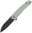 QSP Knife Otter Linerlock Black Jade - QS140D2