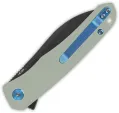 QSP Knife Otter Linerlock Black Jade QS140D2