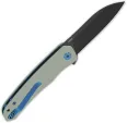 QSP Knife Otter Linerlock Black Jade QS140D2