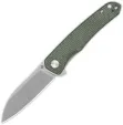 QSP Knife Otter Linerlock Green Micarta - QS140E1