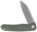 QSP Knife Otter Linerlock Green Micarta QS140E1
