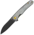 QSP Knife Otter Linerlock Denim Micarta - QS140F2