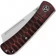 QSP Knife Hedgehog Slip Joint Red CF QS142D