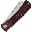 QSP Knife Hedgehog Slip Joint Red CF QS142D