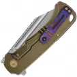QSP Knife Rhino Framelock Bronze QS143D
