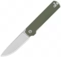 QSP Knife Lark Linerlock Green G10 - QS144C
