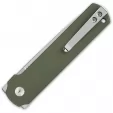 QSP Knife Lark Linerlock Green G10 QS144C