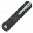 QSP Knife Lark Linerlock Blue-Blk CF QS144E