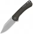 QSP Knife Kestrel Linerlock Brown Mic - QS145A1