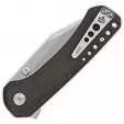 QSP Knife Kestrel Linerlock Brown Mic QS145A1