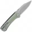 QSP Knife Kestrel Linerlock Jade G10 QS145B1