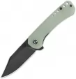 QSP Knife Kestrel Linerlock Jade G10 - QS145B2