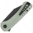 QSP Knife Kestrel Linerlock Jade G10 QS145B2