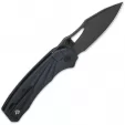 QSP Knife Hornbill Linerlock Blue CF QS146B2
