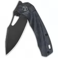 QSP Knife Hornbill Linerlock Blue CF QS146B2