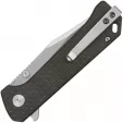 QSP Knife Grebe Button Lock Brown QS147A1