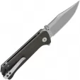 QSP Knife Grebe Button Lock Brown QS147A1