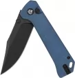 QSP Knife Grebe Button Lock Blue QS147B2