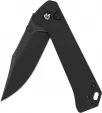 QSP Knife Grebe Button Lock Black G10 QS147C2