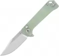 QSP Knife Grebe Button Lock Jade G10 - QS147D1