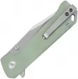 QSP Knife Grebe Button Lock Jade G10 QS147D1