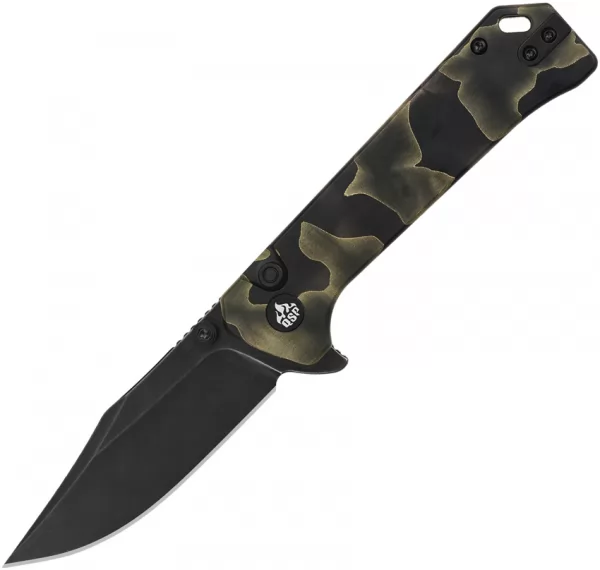 QSP Knife Grebe Button Lock Noble QS147F2