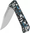 QSP Knife Grebe Button Lock BWB CF QS147H1