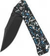 QSP Knife Grebe Button Lock BWB CF QS147H2