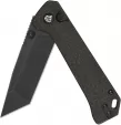 QSP Knife Grebe T Button Lock Brown QS148A2
