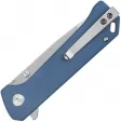 QSP Knife Grebe T Button Lock Blue QS148B1