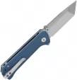 QSP Knife Grebe T Button Lock Blue QS148B1