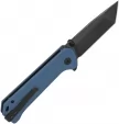 QSP Knife Grebe T Button Lock Blue QS148B2