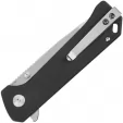 QSP Knife Grebe T Button Lock Black G10 QS148C1