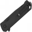 QSP Knife Grebe T Button Lock Black G10 QS148C2