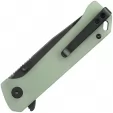 QSP Knife Grebe T Button Lock Jade G10 QS148D2