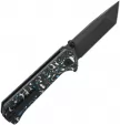 QSP Knife Grebe T Button Lock BWB CF QS148H2