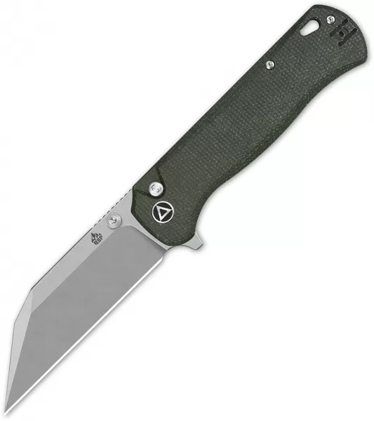 QSP Knife Swordfish Button Lock Green QS149B1