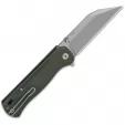 QSP Knife Swordfish Button Lock Green QS149B1