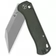 QSP Knife Swordfish Button Lock Green QS149B1