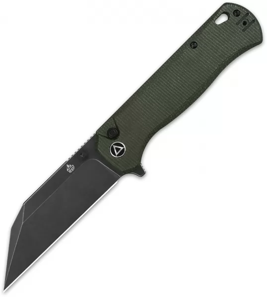 QSP Knife Swordfish Button Lock Green QS149B2