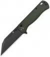 QSP Knife Swordfish Button Lock Green - QS149B2
