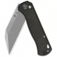 QSP Knife Swordfish Button Lock Brown QS149C1
