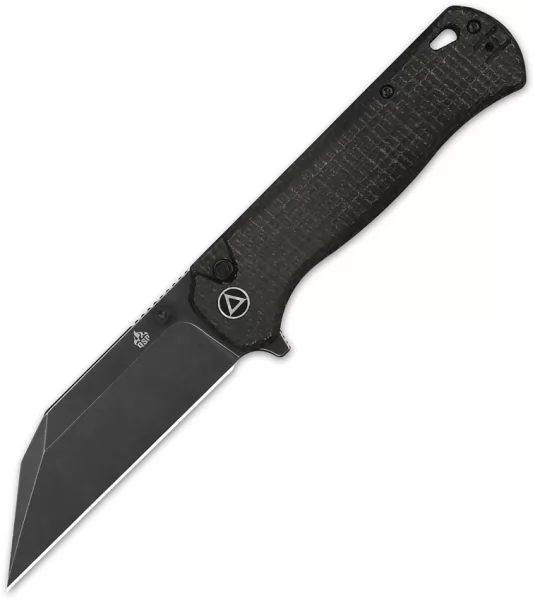 QSP Knife Swordfish Button Lock Brown QS149C2