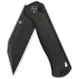 QSP Knife Swordfish Button Lock Brown QS149C2