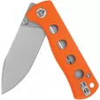 QSP Knife Canary Linerlock Orange G10 QS150B1