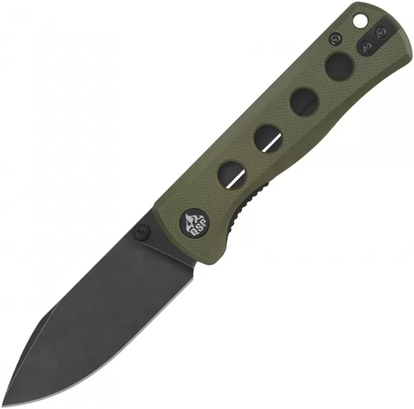 QSP Knife Canary Linerlock Olive G10 QS150F2