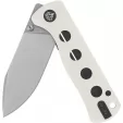 QSP Knife Canary Linerlock White G10 QS150G1