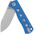 QSP Knife Canary Linerlock Blue G10 QS150I1