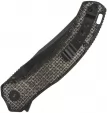 QSP Knife Walrus Linerlock Burlap Blk QS151B2