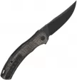QSP Knife Walrus Linerlock Burlap Blk QS151B2